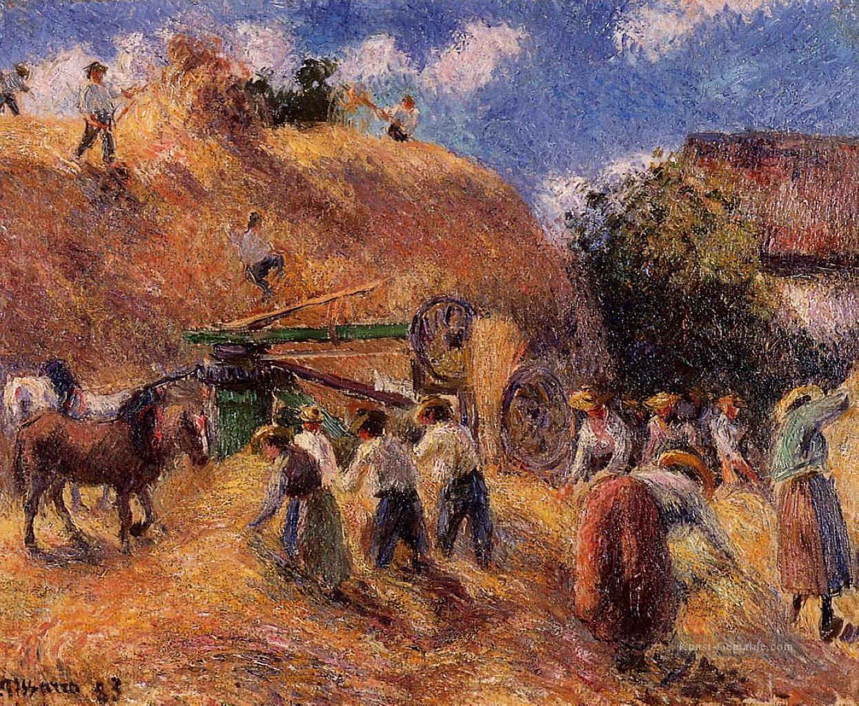 die Ernte 1883 Camille Pissarro Ölgemälde